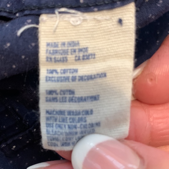 American Eagle outfitters athletic fit blue with white printed size small - Picture 5 of 6